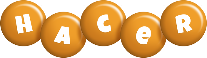 Hacer candy-orange logo