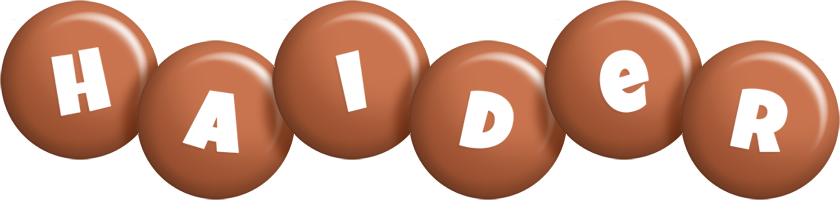 Haider candy-brown logo