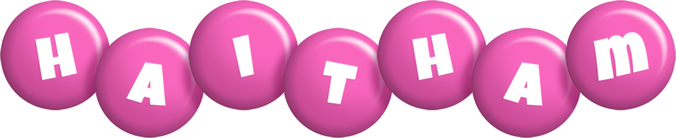 Haitham candy-pink logo