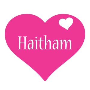 Haitham love-heart logo