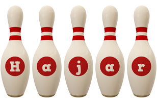 Hajar bowling-pin logo