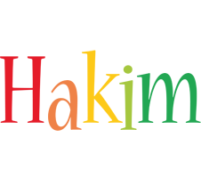 Hakim birthday logo