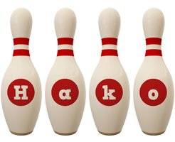 Hako bowling-pin logo