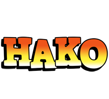 Hako sunset logo