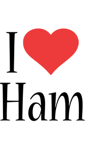 Ham i-love logo