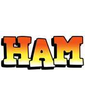 Ham sunset logo