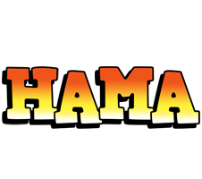 Hama sunset logo