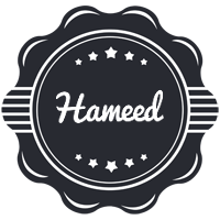 Hameed badge logo