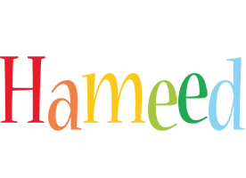 Hameed birthday logo