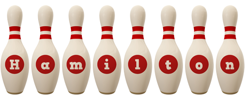 Hamilton bowling-pin logo