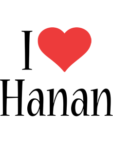 Hanan i-love logo