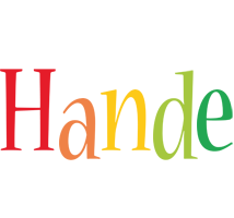 Hande birthday logo
