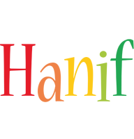 Hanif birthday logo