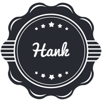 Hank badge logo