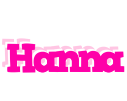 Hanna dancing logo