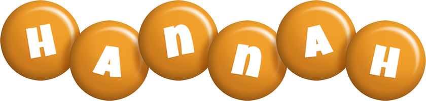 Hannah candy-orange logo