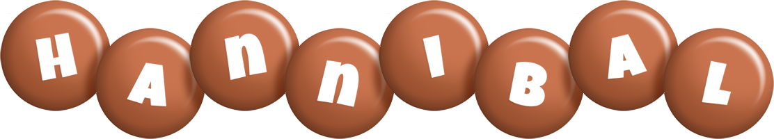 Hannibal candy-brown logo