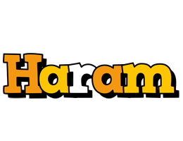 Haram cartoon logo