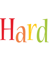 Hard birthday logo