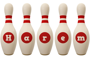 Harem bowling-pin logo