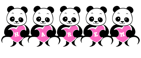 Harem love-panda logo