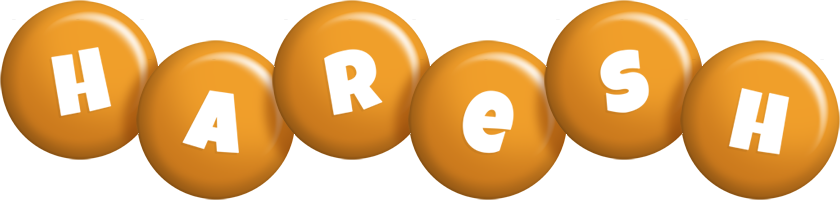 Haresh candy-orange logo