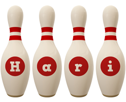 Hari bowling-pin logo