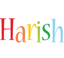 Harish birthday logo