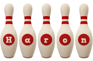 Haron bowling-pin logo