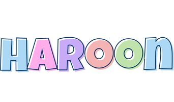 Haroon pastel logo