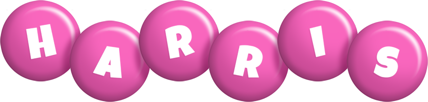 Harris candy-pink logo