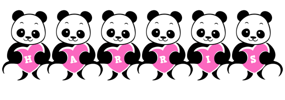 Harris love-panda logo
