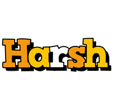 Harsh cartoon logo