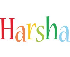Harsha birthday logo