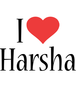Harsha i-love logo