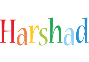 Harshad birthday logo