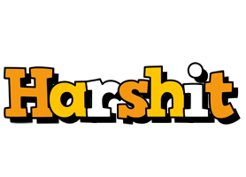 Harshit cartoon logo