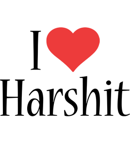 Harshit i-love logo