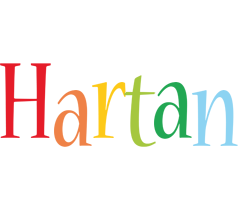 Hartan birthday logo