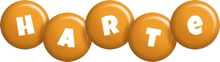 Harte candy-orange logo