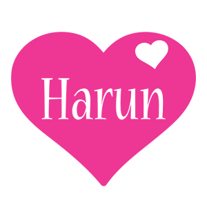 Harun love-heart logo