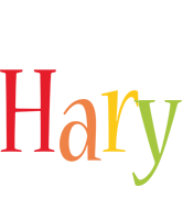 Hary birthday logo