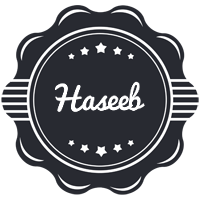 Haseeb badge logo