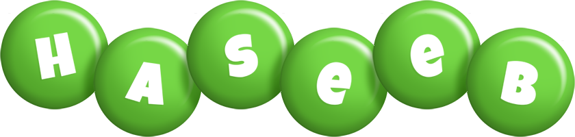 Haseeb candy-green logo