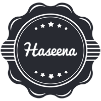 Haseena badge logo