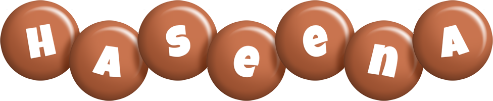 Haseena candy-brown logo