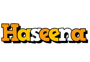 Haseena cartoon logo