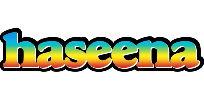 Haseena color logo