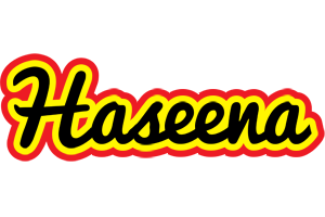 Haseena flaming logo