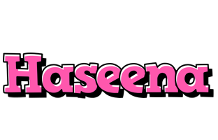 Haseena girlish logo